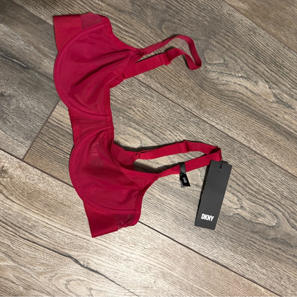 DKNY Vibrant Red Lingerie Top